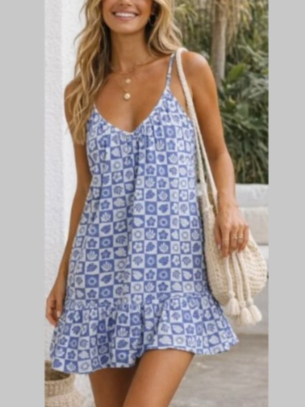 Billabong Sunny Daze Mini Dress L